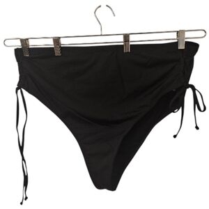 Black Penningtons Women's High-Rise Lace-Up Cheeky Bikini Bottom